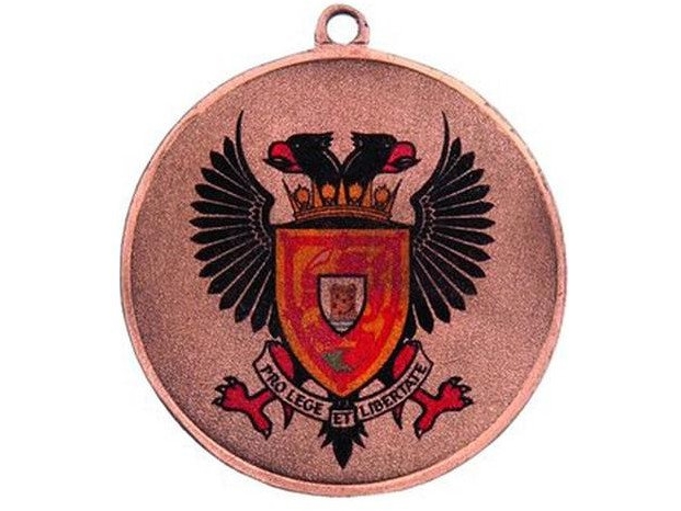 Victoria Sport Medal Metal Med Farvet Tryk Luxorjet