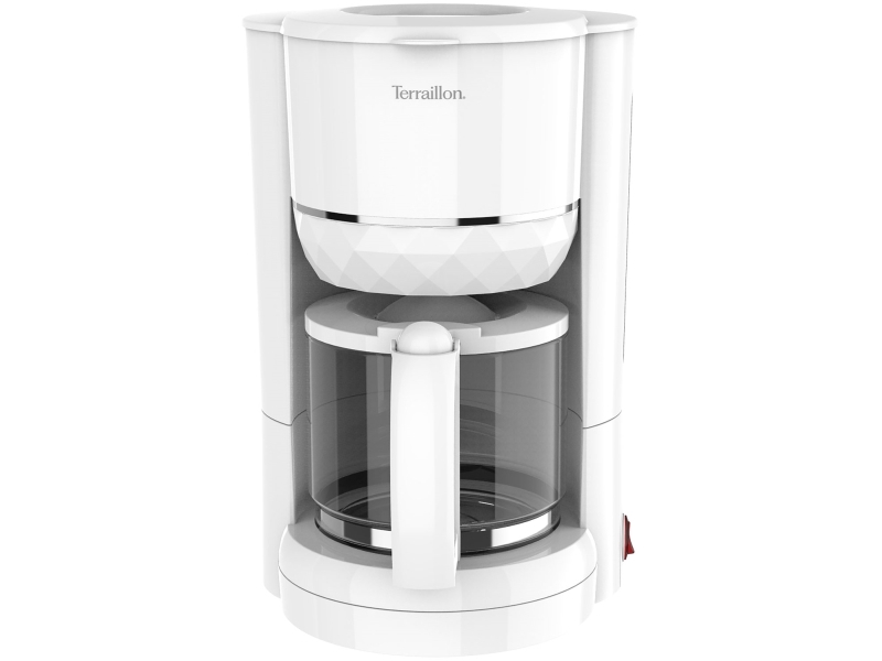 Kaffeemaschine Diamond 1,25L 980W Tropfstopp Weiß