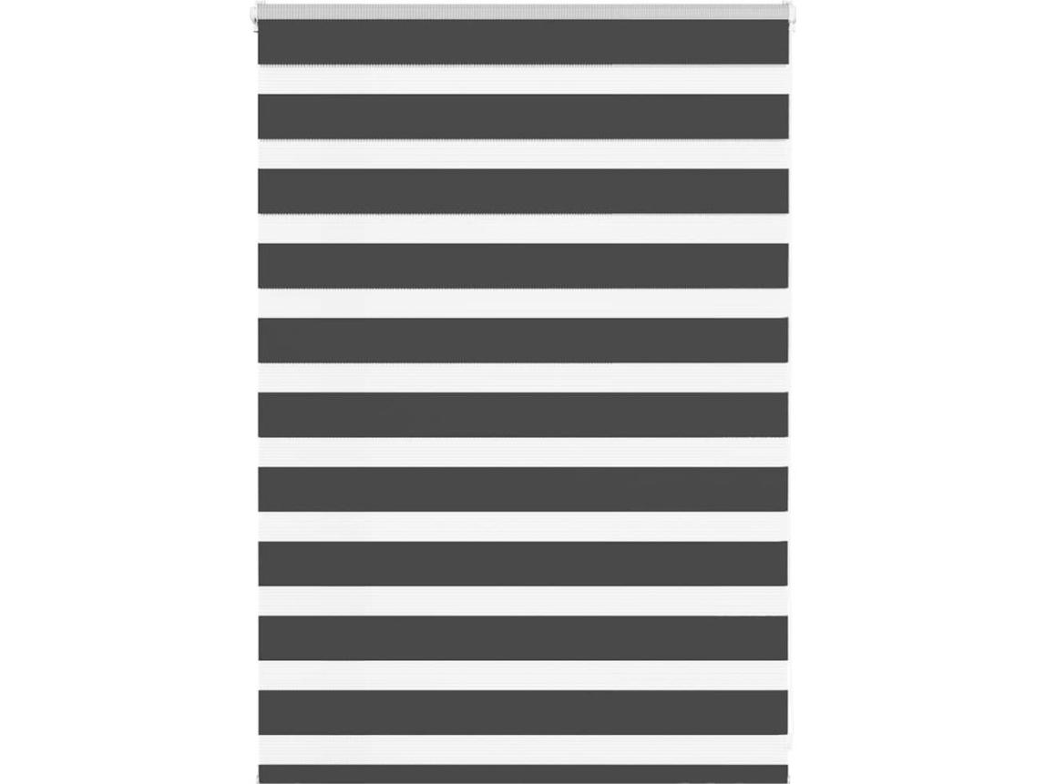 Zebra-rullgardin, svart, tygbredd 95,9 cm, polyester | Smarta hem - Smart Home - Gardiner & solskydd - Rullgardiner | GameStuff