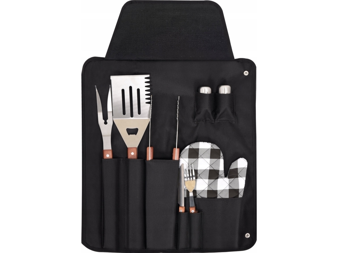 YATO forklæde til grillning med tilbehør - 8 dele