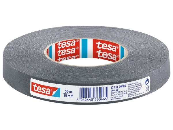 TESA 57230-00005-02, Harmaa, Niputus, Värikoodaus, Kiinnittävä, Käsityö, Merkintä, Korjaus, Vahvistava, 50 m, 19 mm, 1 kpl