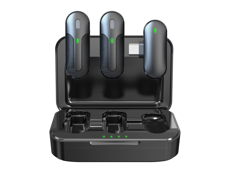 Technaxx Tx-301, Lavalier Mikrofon, 15 M, Batteri, Bodypack-Modtager, Acrylonitrilbutadienstyren, Usb Type-C