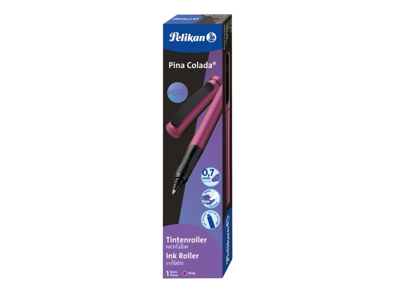 Pelikan Pina Colada Holo, Stick Pen, Pink, Blau, Tungsten, 0,7 Mm, Beidhändig