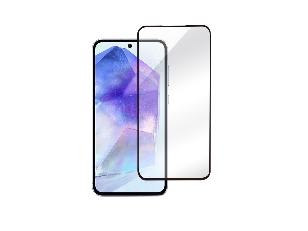 Estuff Titan Shield - Skærmbeskytter For Mobiltelefon - Fuldt Omslag - Glas - Klar - For Samsung Galaxy A36