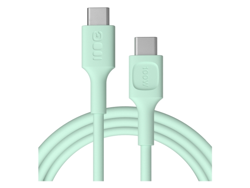 Usb-C Kabel 2M 100W Greencell Powerflex Fast Charging Pd Mint Green
