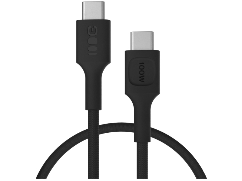 Kabel Usb-C 0,3M 100W Greencell Powerstream Szybkie Ładowanie Pd Panther Schwarz