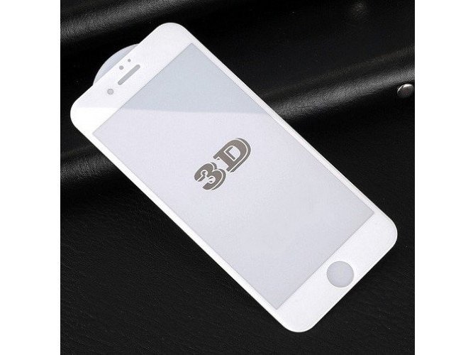 Renov8 Gehärtetes 3D-Glas Für Iphone 6/6S Plus Weiß – Härtegrad Der Oberfläche 9H – Einzelverpackung