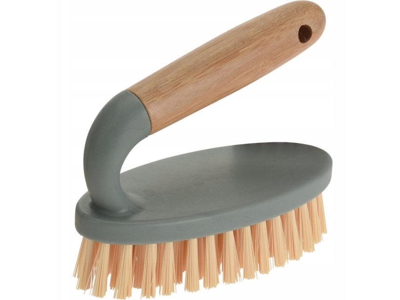 Børste med bambusskaft, 14 x 16 x 11 cm