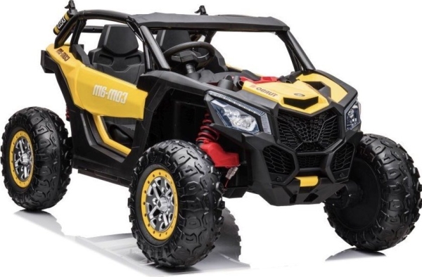 Lean Cars Dvivietis elektromobilis vaikams XB-2118, auksinis