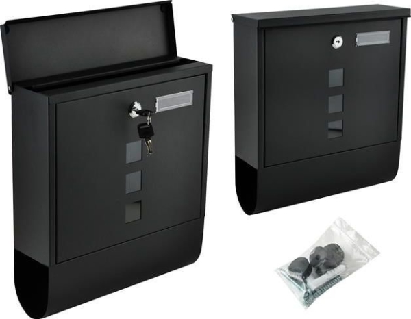 Malatec Briefkasten Schwarz