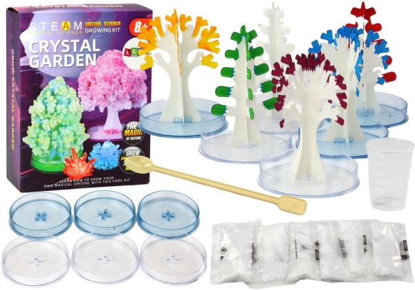 Leantoys Lernset – Kristallzucht Bäume