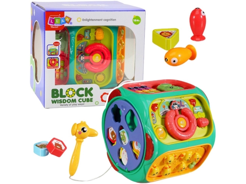 Lean Toys Interaktyvus Lavinamasis Kubelis 8-in-1