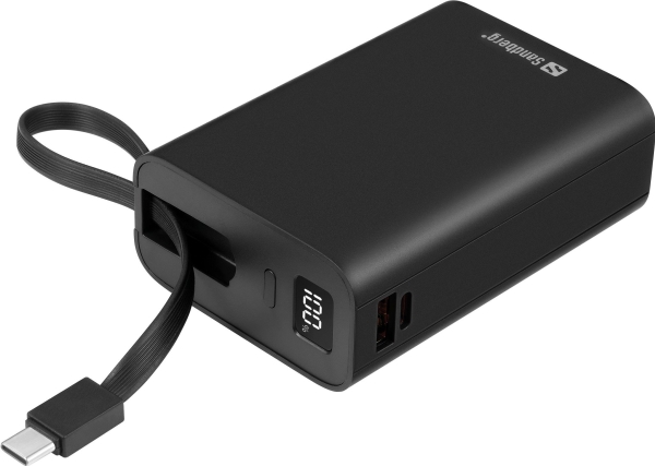 Sandberg Powerbank 20000 Pd20w Connect, 20000 Mah, 3,85 V, Sort