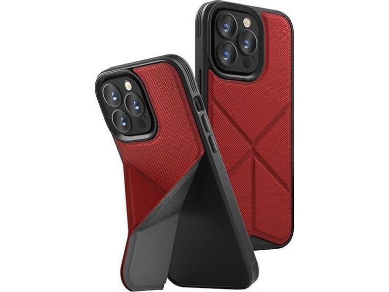 Uniq Dėklas Transforma Apple Iphone 13 Pro Max 6,7" Raudonos Spalvos Magsafe