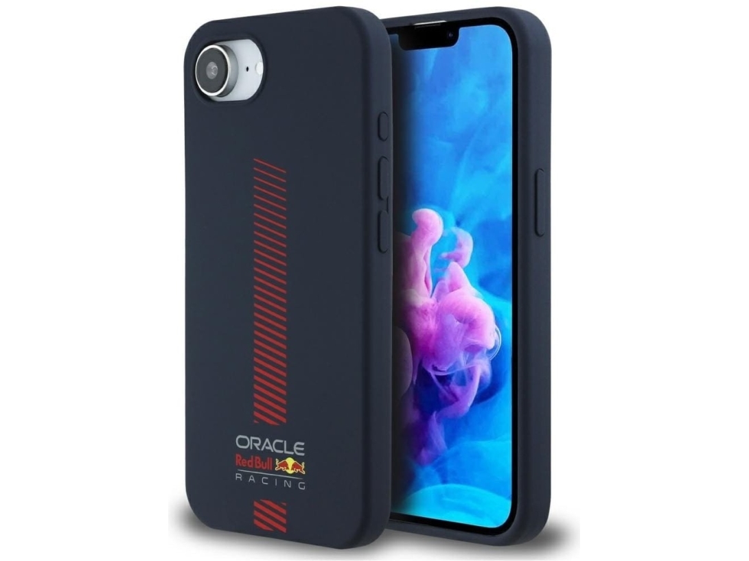Red Bull Silikonhülle Mit Powerbank Magsafe Für Iphone 16E - Navy