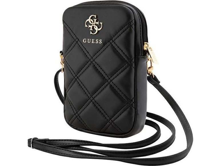 Guess Tasche Guwbzpsqssgk Schwarz/Black Zip Quilted 4G