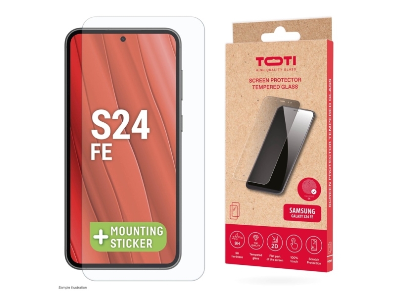 Toti Gehärtetes Glas 2D Displayschutzfolie Für Samsung Galaxy A36/A56/S24 Fe