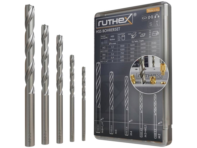 Ruthex Hss Bohrerset Boh-Set-001
