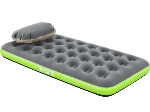 Bestway 67619, Enkelmadrass, Dubbeltrådig, Rektangel, Utomhus, Inbyggd luftpump | Utomhus - Camping - Luftmadrass | GameStuff