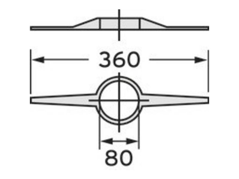 VAILLANT Avståndare Ø 80 mm (7 st. ) | VVS Artiklar - Uppvärmning - Tillbehör | GameStuff