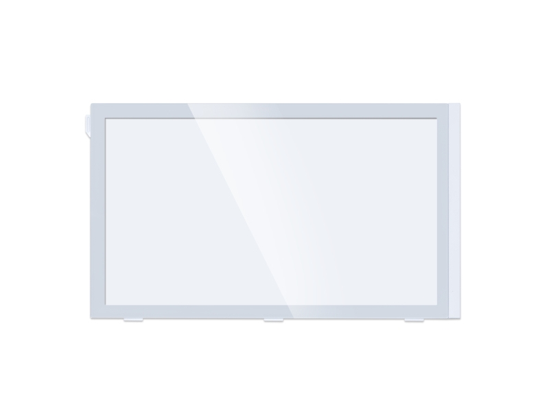 Lian Li DAN Fodral A3-mATX vänster sidopanel från härdat glas - vit, Midi Tower, sidopanel, aluminium, stål, härdat glas, vit, 448,3 mm, 11,4 mm | Datorkomponenter - Datorchassin & Tilbeör - Tillbehör | GameStuff