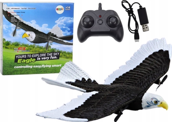 LeanToys Fjärrstyrt Eagle Bird-plan RC 2.4G 41cm x 28cm x 5cm | Hobby - Modelljärnväg - Nybörjarsatser | GameStuff