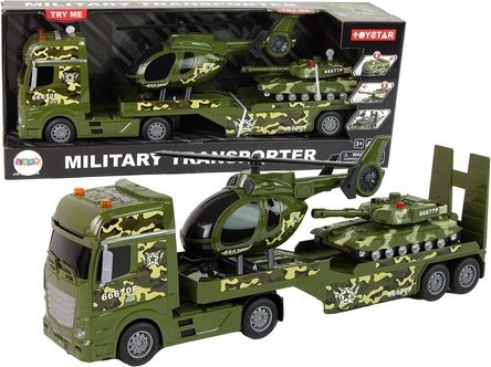 LeanToys Militär stridsvagn Faction Drive Helikopter Truck | Leksaker - Bilar och andra fordon - Flyg och helikoptrar | GameStuff