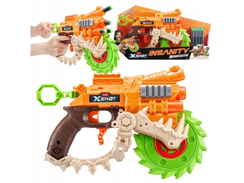 X-SHOT žaislinis šautuvas Insanity Horrorfire Reaper X,36730