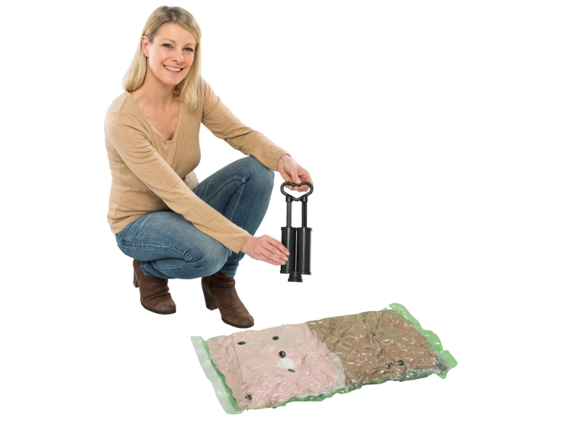 WENKO 52631100, Mjuk förvaringsväska för kläder, Transparent, Plast, 40 cm, 60 cm, 40 cm | Huset - Tvätt & Rengöring - Torkställ och tvättkorgar | GameStuff