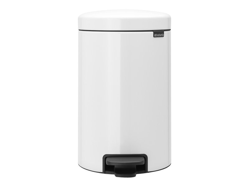 Brabantia newIcon - Soptunna - fliplock - 12 L - fotpedal - vit | Köksutrustning - Hushålls tillbehör - Sopsortering | GameStuff