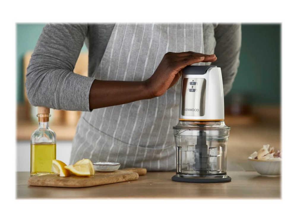 Kenwood Easy Chop CHP61.100WH - Chopper - 500 ml - 500 W - vit/rostfritt stål | Köksapparater - Köksmaskiner | GameStuff
