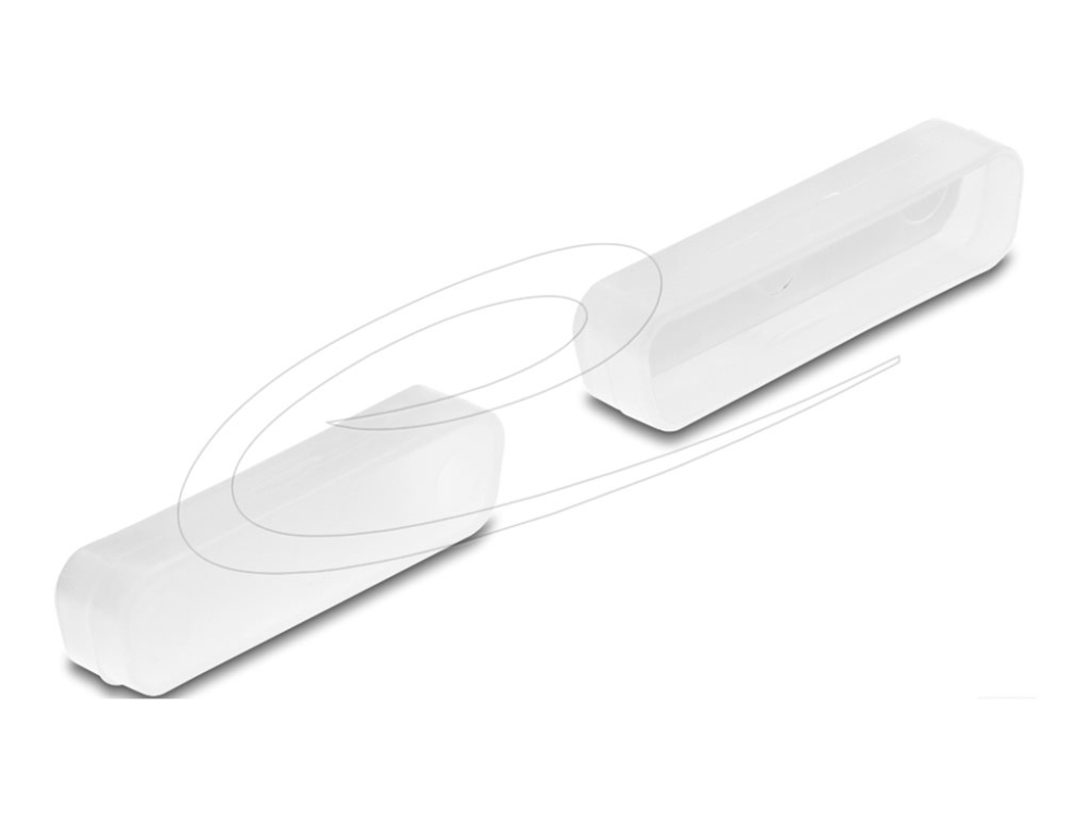 Delock Staubschutz Für D-Sub 25 Stecker 2 Stück Transparent, Db-25, Polyvinylchlorid (Pvc), Transparent, 10,8 Mm, 41,3 Mm, 7,6 Mm