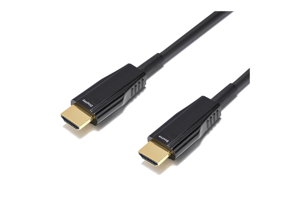 Ultra Hochgeschwindigkeits-Hdmi-Kabel Deltaco, 48Gbps, 10M, Schwarz, Aoc / Hu-Aoc10