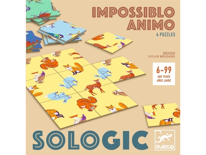 Djeco Žaidimas - Loginis Žaidimas - Impossiblo - Gyvūnai