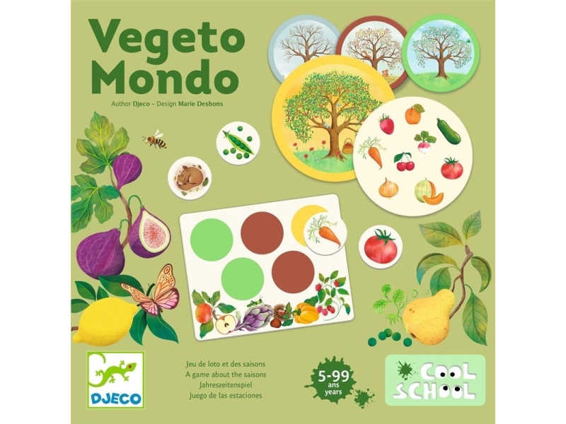 Djeco Edukacinis Žaidimas - Šaunioji Mokykla - Vegeto Mondo