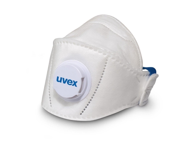 Respirator, With Valve Uvex, White, Universal