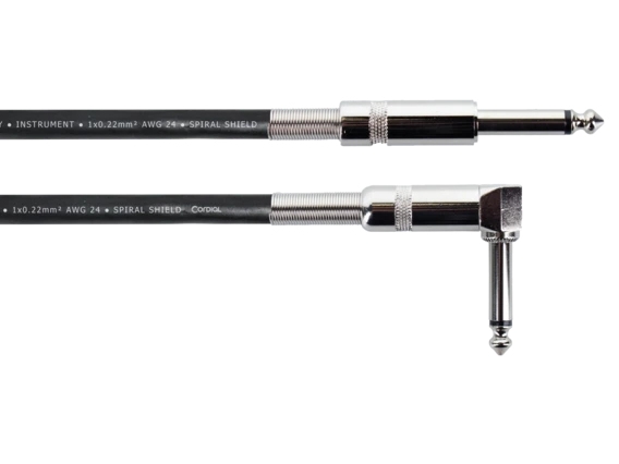 Cordial 14761, 6.35Mm, Hanstik, 6.35Mm, Hanstik, 3 M, Sort