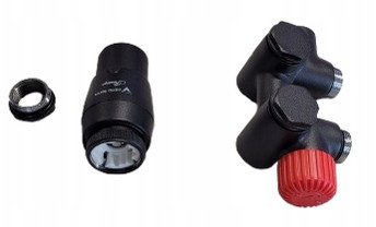 Vario Term termostaattinen Integra DUO vasenkätinen rakenteellinen musta IDGS0214CFK/L IDGS0214CFK/L
