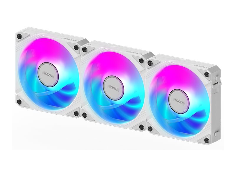 Gigabyte Aorus Ez Chain Fan 120 Ice, All-In-One Flüssigkeitskühler, 12 Cm, Weiß