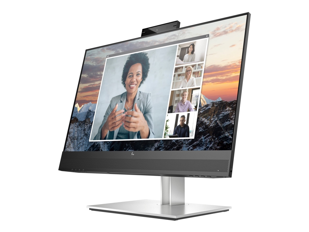 Hp E24m G4, 60,5 Cm (23.8"), 1920 X 1080 Pixel, Full Hd, 5 Ms, Schwarz, Silber