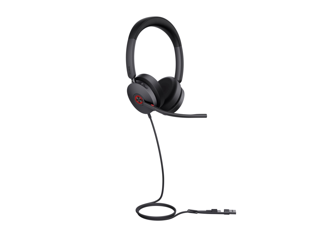 Yealink Uh48 Dual Teams Usb-C/A Headset, Kabelgebunden, Büro/Callcenter, 20 - 20000 Hz, 169 G, Kopfhörer, Schwarz