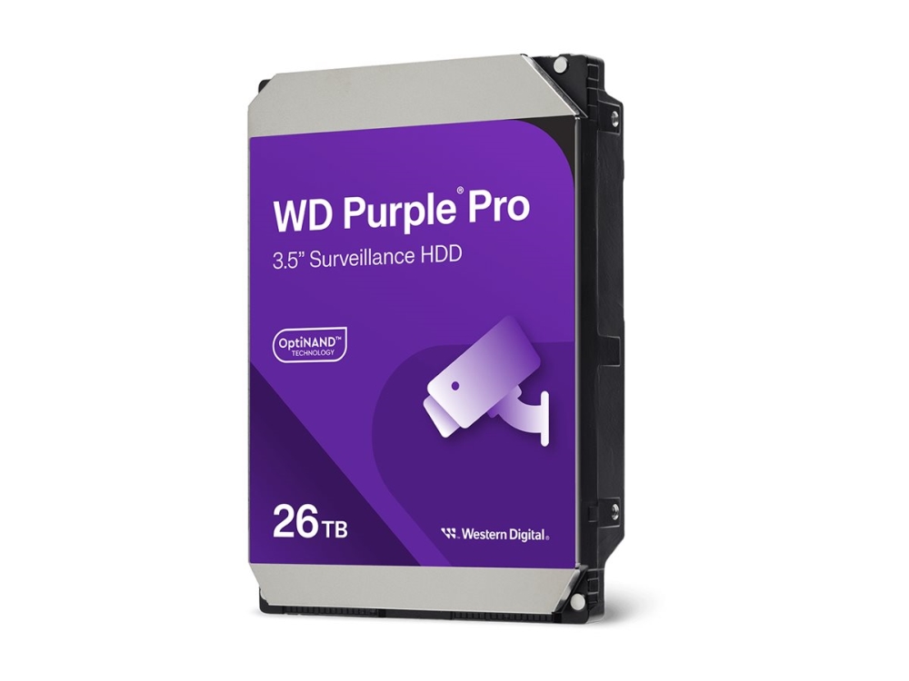WD Purple Pro WD260PURP - Hårddisk - 26 TB - övervakning, smart video - inbyggd - 3.5 - SATA 6Gb/s - 7200 rpm - buffert: 512 MB | Datorkomponenter - Hårddisk & Lagring - Interna hårddiskar | GameStuff