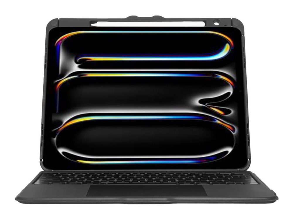 Targus Versavu, Spanisch, Trackpad, Apple, Ipad Pro 13" (M4), Schwarz, Thermoplastisches Urethan (Tpu)