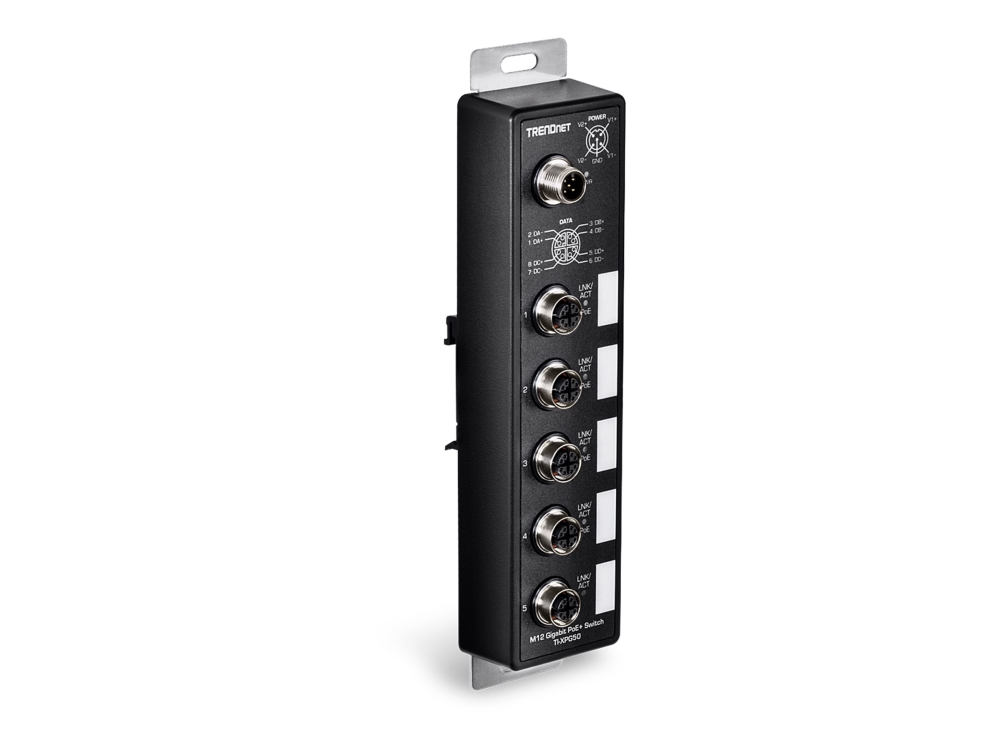 TRENDnet - Version v1.0R - switch - EN50155, industrial - ohanterad - 4 x 10/100/1000 (PoE+) + 1 x 10/100/1000 - DIN-skenmonterbar, väggmonterbar - PoE+ (120 W) - TAA-kompatibel | Datortillbehör - Nätverk - Switchar | GameStuff