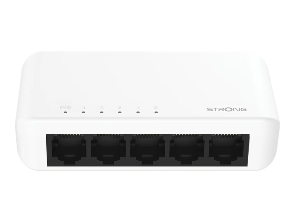 Strong SW8000P - Switch - Gigabit - ohanterad - 8 x 10/100/1000 - skrivbordsmodell | Datortillbehör - Nätverk - Switchar | GameStuff