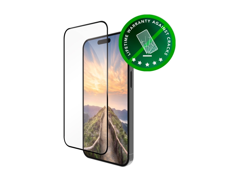Dbramante1928 Eco Bulk, Apple, Iphone 16/15/14 Pro, Staubresistent, Kratzresistent, Schwarz, Transparent, 1 Stück(E)
