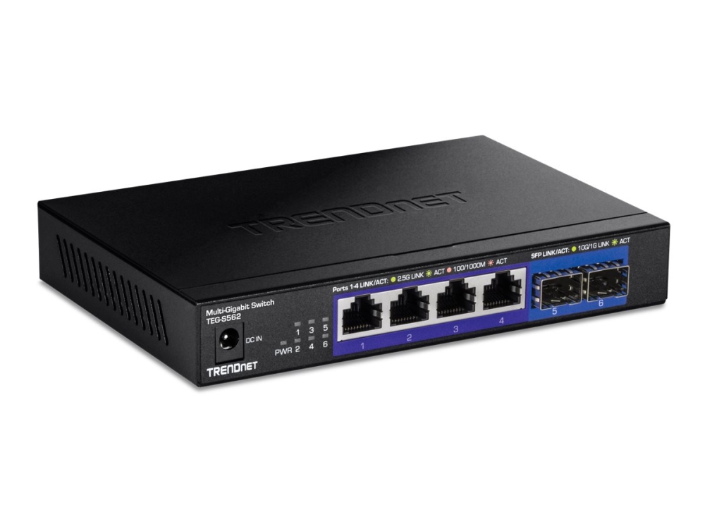 Trendnet Teg-S562, Unmanaged, 2.5G Ethernet (100/1000/2500), Vollduplex