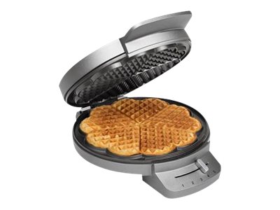 Princess 01.132380.01.001 Waffeleisen Deluxe, 5 Waffel(N), Herz (Form), Edelstahl, 20 Cm, Kunststoff, 0,85 M