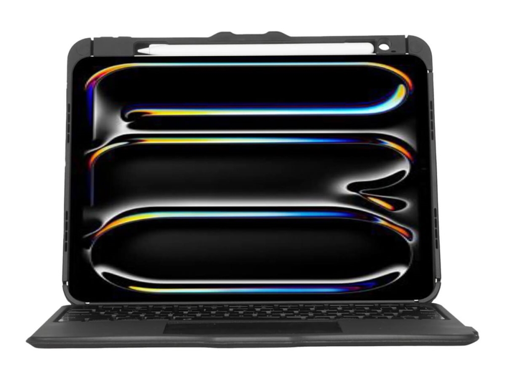 Targus Versavu, Spanisch, Trackpad, Apple, Ipad (M4) 13", Schwarz, Thermoplastisches Urethan (Tpu)