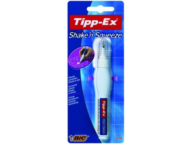 Tipp-Ex Shake N Squeeze Abdeckstift 8Ml Blister 1Pc